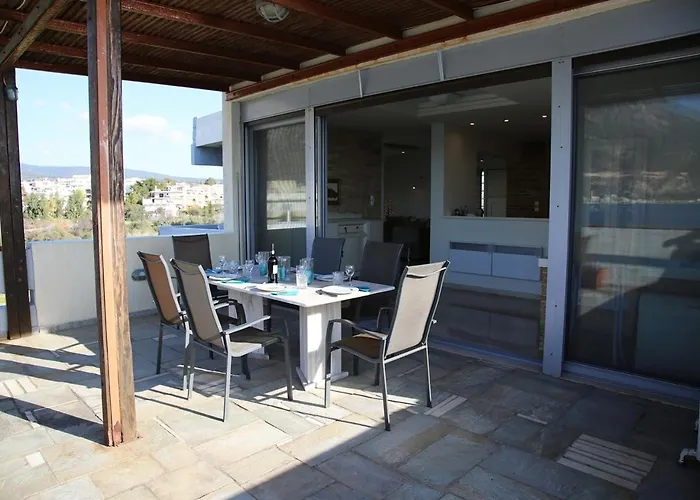 Penthouse -breathtaking Sea View-just On The Apartmán Loutráki